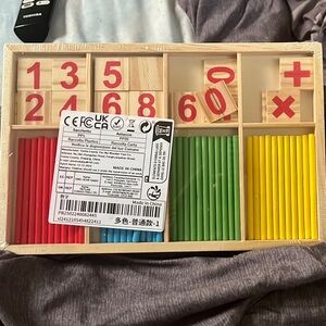 Wooden Math Learning Set